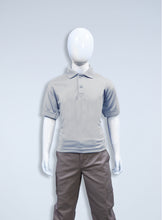 Load image into Gallery viewer, Children's Gray Polyester Polo
