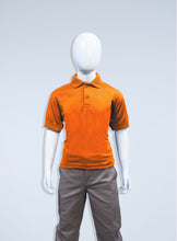 Load image into Gallery viewer, Children's Orange Polyester Polo
