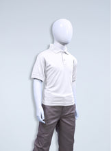 Load image into Gallery viewer, Children's white polyester polo

