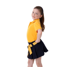 Load image into Gallery viewer, Children's yellow pique polo shirt
