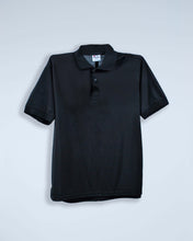 Load image into Gallery viewer, Men's Black Polyester Polo
