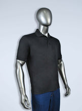 Load image into Gallery viewer, Men's Black Polyester Polo
