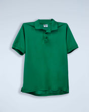 Load image into Gallery viewer, Men's green polyester polo
