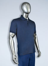 Load image into Gallery viewer, Men's navy polyester polo
