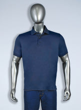 Load image into Gallery viewer, Men's navy polyester polo
