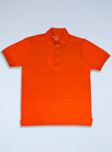 Load image into Gallery viewer, Men's  orange pique polo
