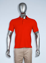 Load image into Gallery viewer, Men's  orange pique polo
