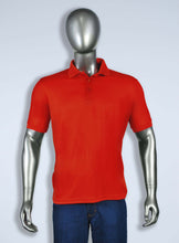 Load image into Gallery viewer, Men's orange polyester polo
