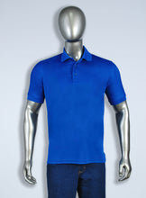 Load image into Gallery viewer, Men's Royal Blue Polyester Polo
