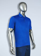 Load image into Gallery viewer, Men's Royal Blue Polyester Polo
